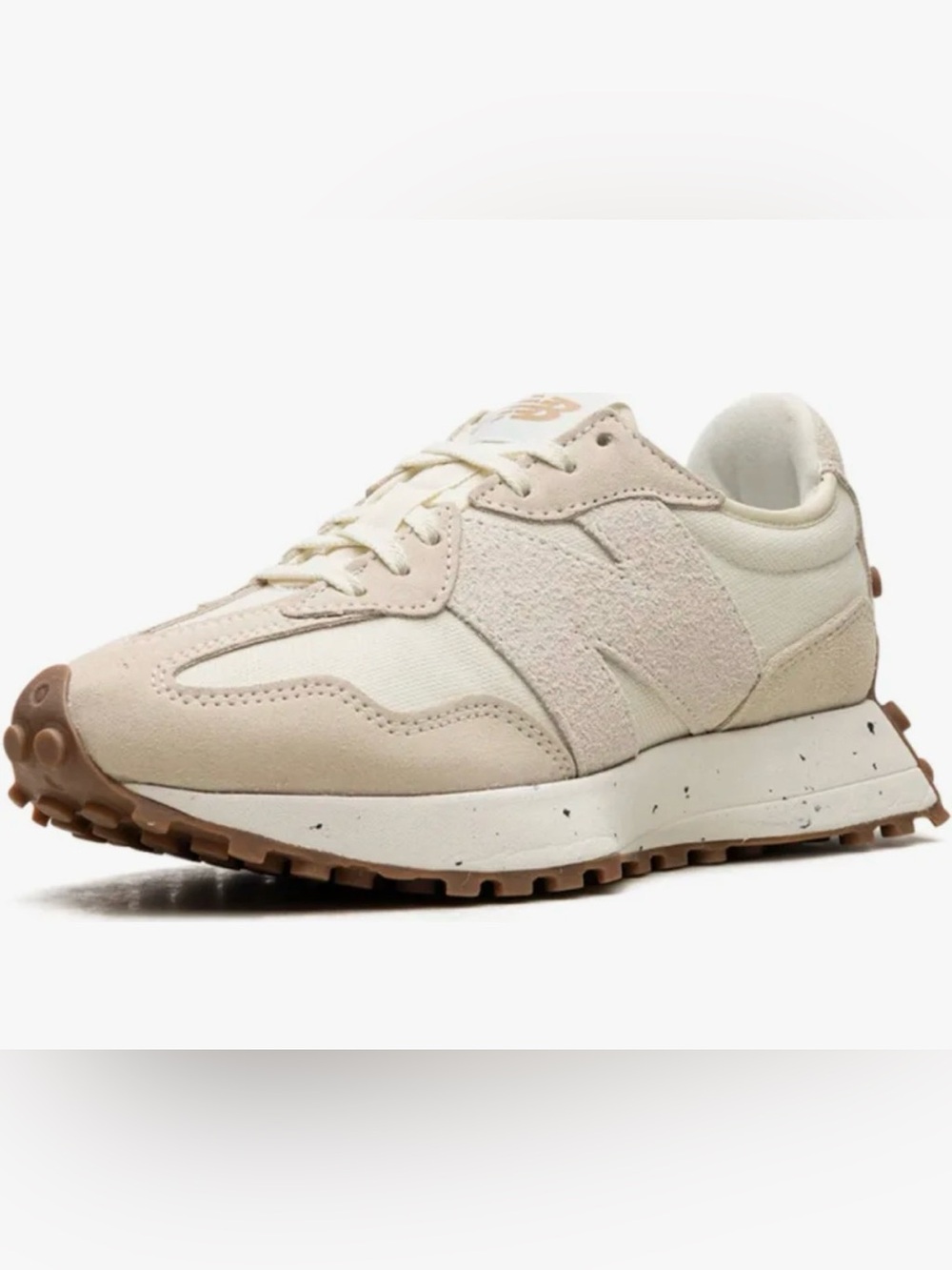 New Balance 327 Women’s Beige and Cream Retro-Style Sneakers